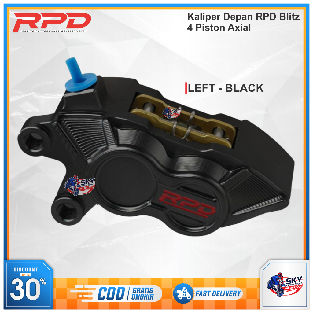Jual Kaliper Depan RPD 4 Piston Axial Kiri / Kanan Non Bracket Blitz ...