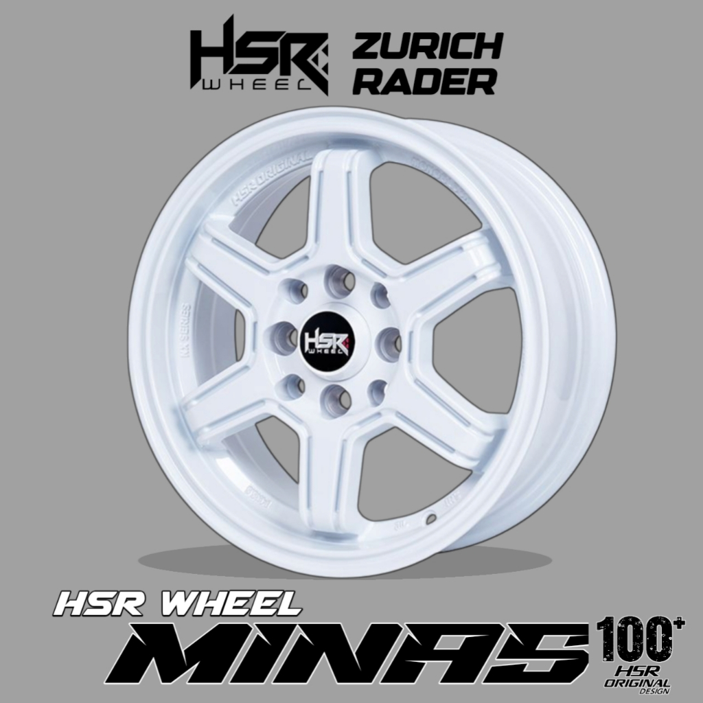 Jual Velg Mobil Racing R14 Pcd 4x100 4x114,3 Hsr Wheel Minas Untuk ...
