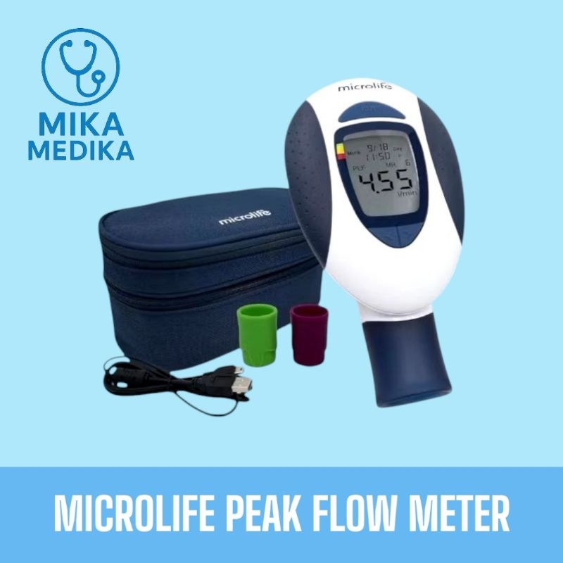 Jual Digital Peak Flow Meter PF 100 / Peak Flow Meter Microlife PF-100 ...