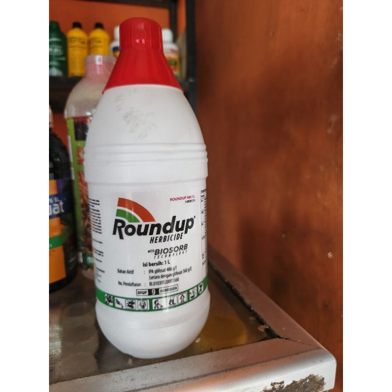 Jual (ROUNDUP 486 SL 1 Liter)Herbisida obat pembasmi rumput obat jukut ...