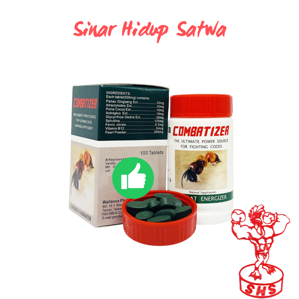 Jual Combatizer obat doping ayam tablet | Shopee Indonesia