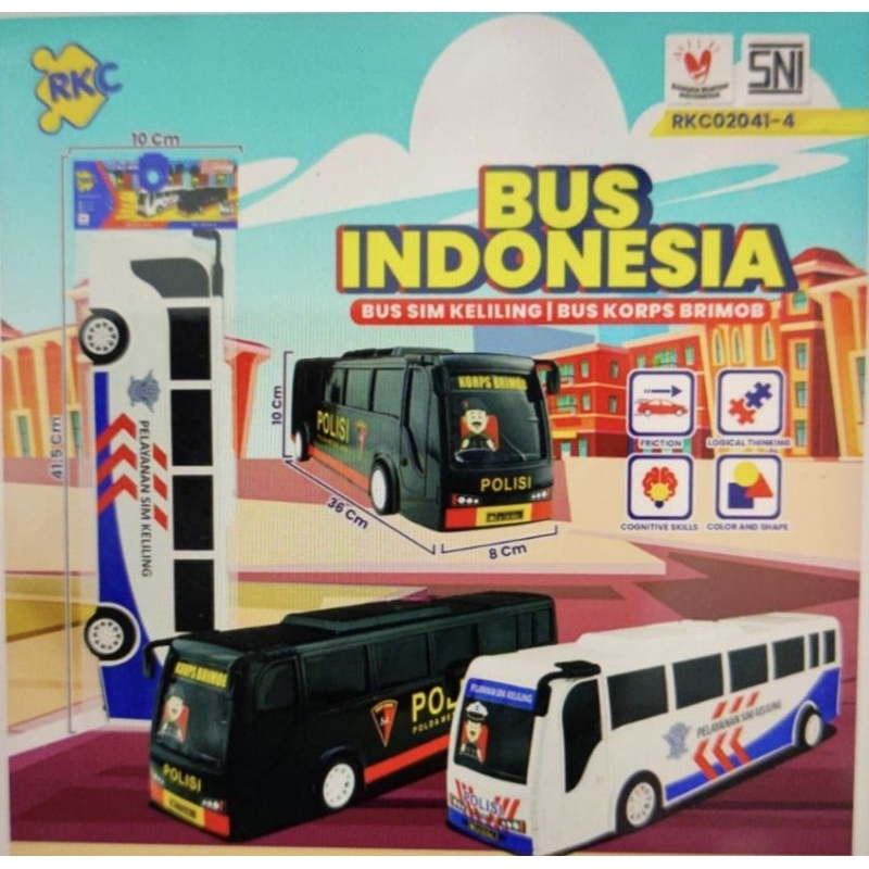Jual Bus Polisi RKC Warna Hitam | Shopee Indonesia