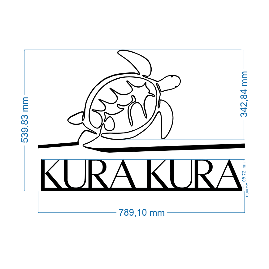 Jual Custom Kura-kura Logo Huruf Besi Stainless Wall Sign Usaha Office ...