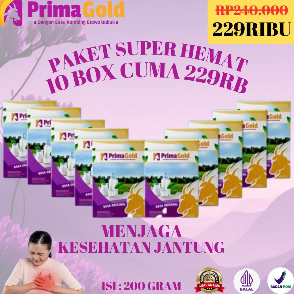 Jual 10 Box Primagold Susu Kambing Etawa Asli Bantu Perbaiki Tulang ...