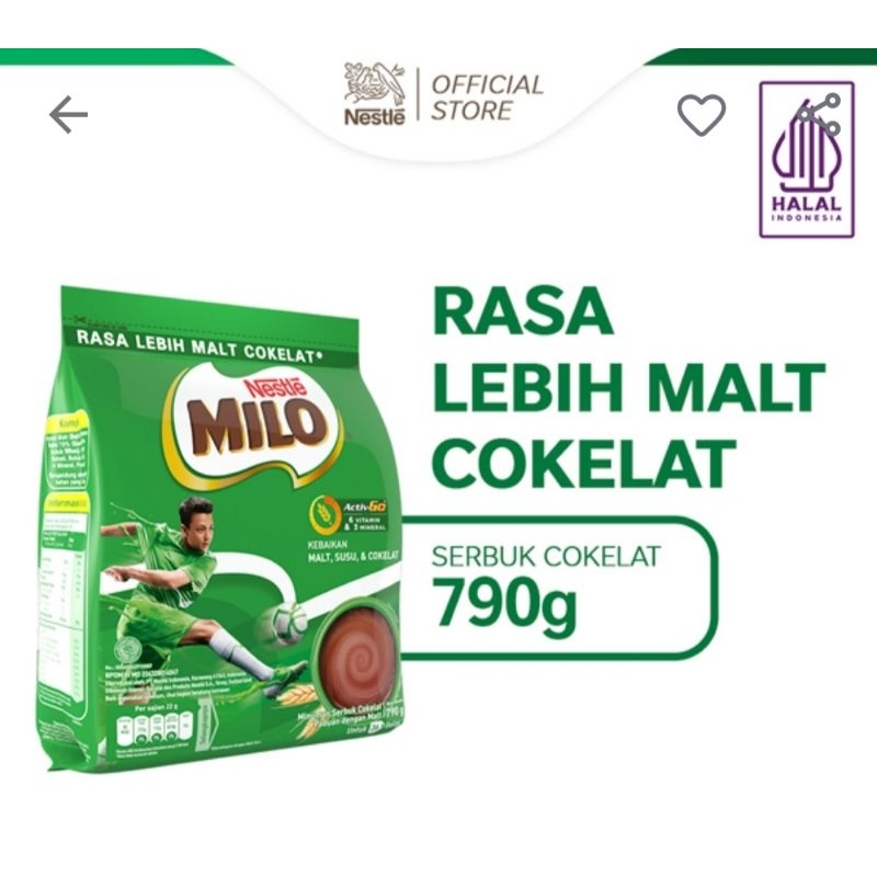 Jual Milo healthy drink energi actigen-e 790gr. Milo healthy drink ...