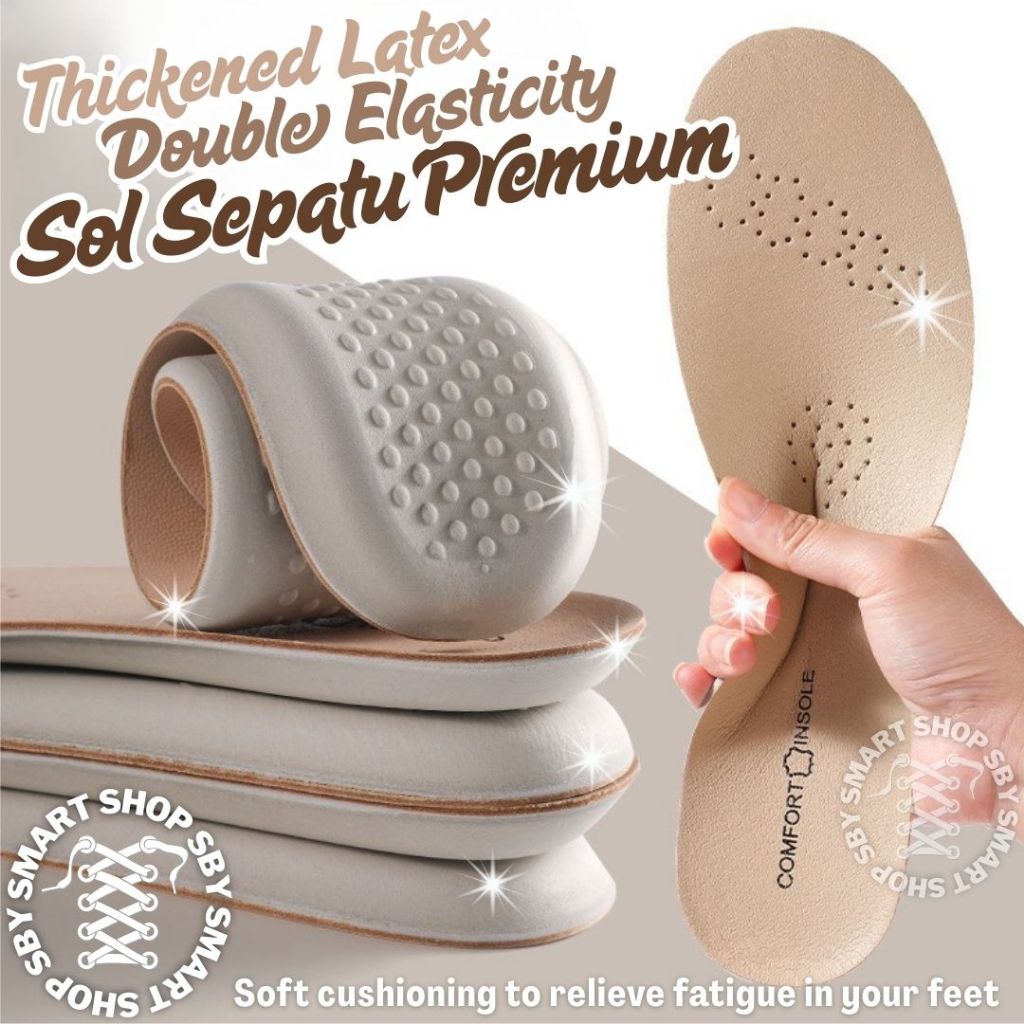 Jual (SOL ALAS PREMIUM) Sol Sepatu Premium Anti Bau Shoe Insoles Soft ...