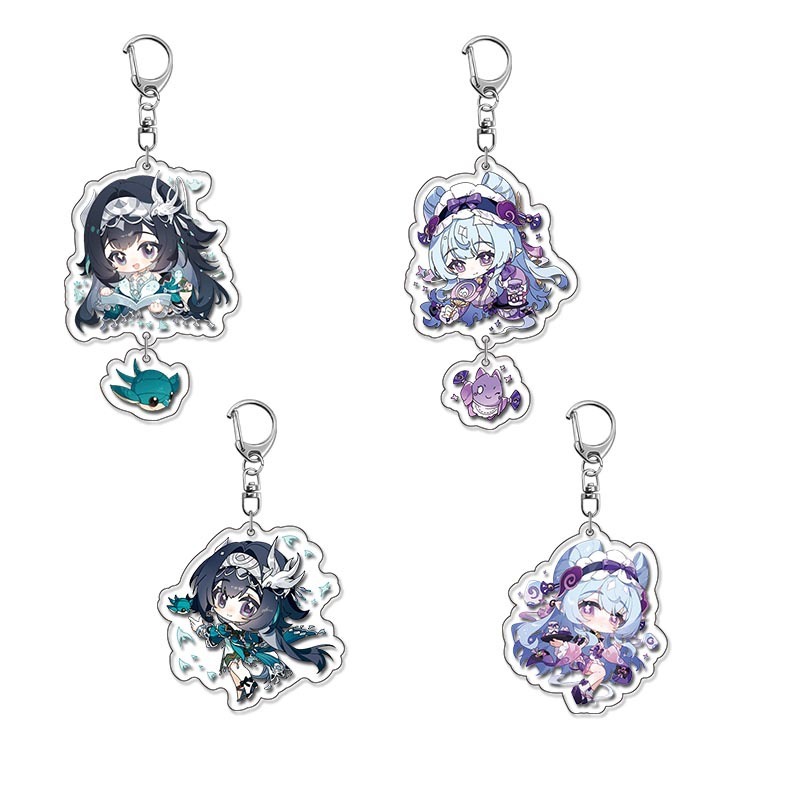 Jual Gantungan Kunci Genshin Impact Akrilik Transparan Keychain Mizuki ...