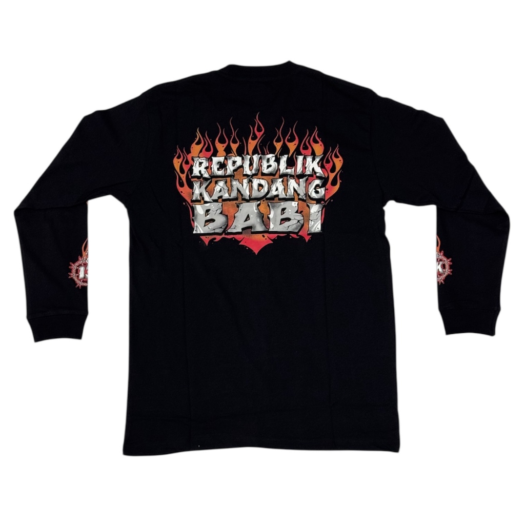 Jual Tshirt Long Sleeve RK13 HellFire - Republik Kandang Babi | Shopee ...
