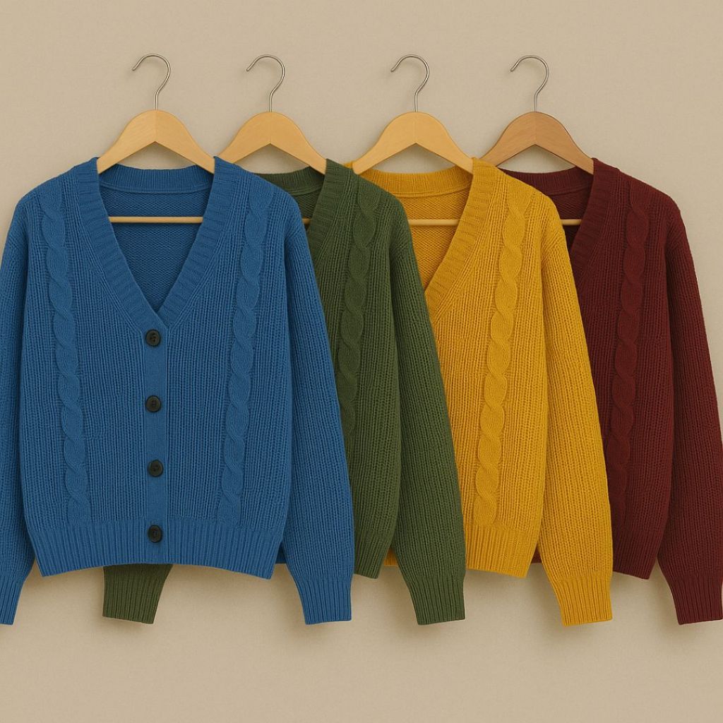 Jual Milkan.id Aira Cardigan Rajut | Shopee Indonesia
