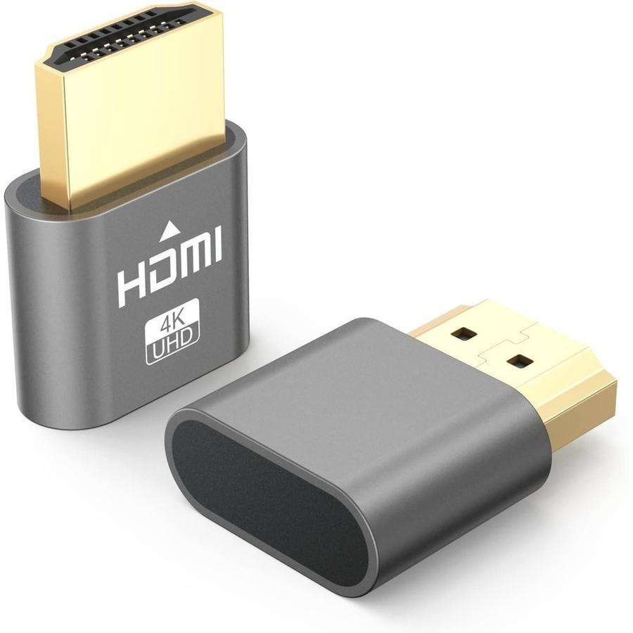 Jual Adapter HDMI Virtual Dummy 4K UHD DZST Plug Port Grey Emulator ...
