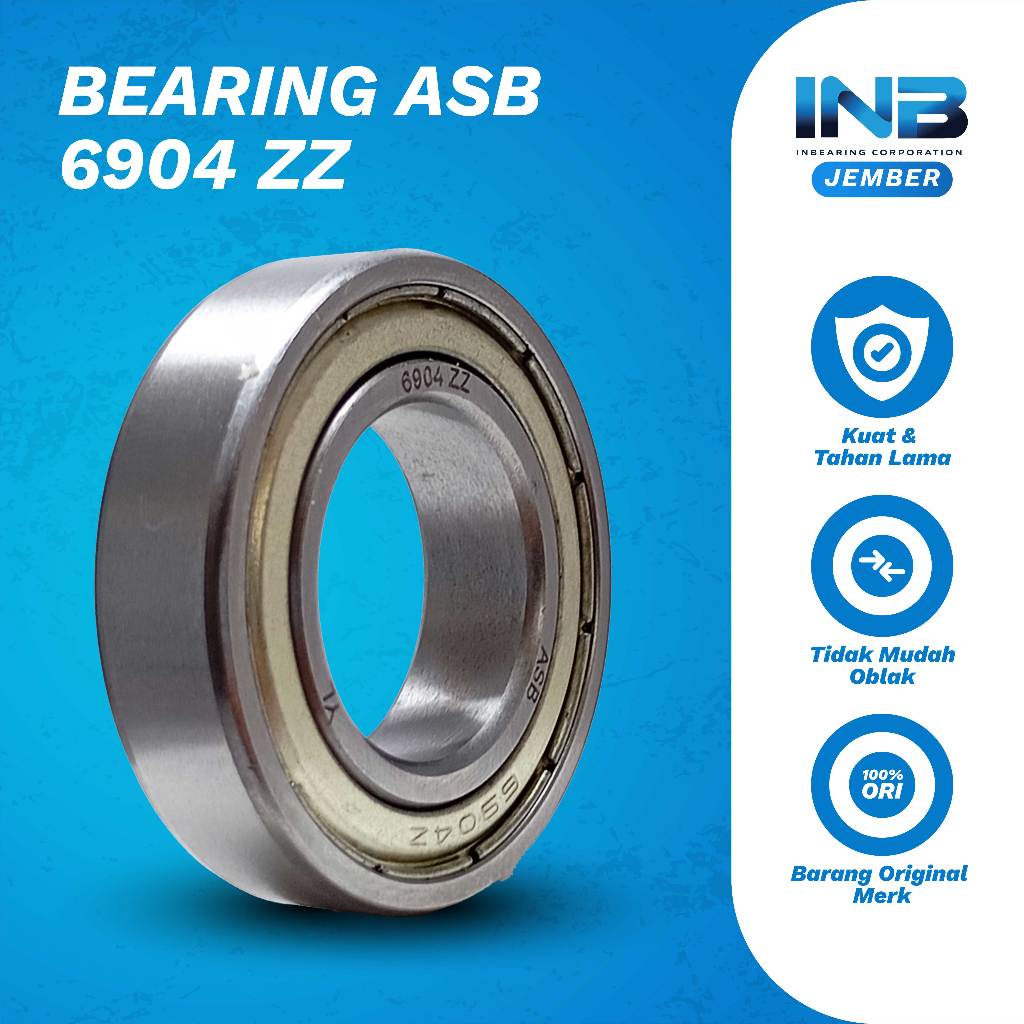 Jual Laker Bearing 6904 ZZ ASB INB Original ASB INB JEMBER | Shopee ...
