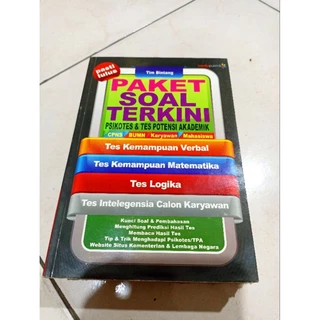 OBRAL BUKU MURAH ORIGINAL / BUKU PSIKOTES / PAKET SOSL TERKINI PSIKOTES & TES POTENSI AKADEMIK / SOAL-SOAL / PSIKOTES / TPA / CPNS