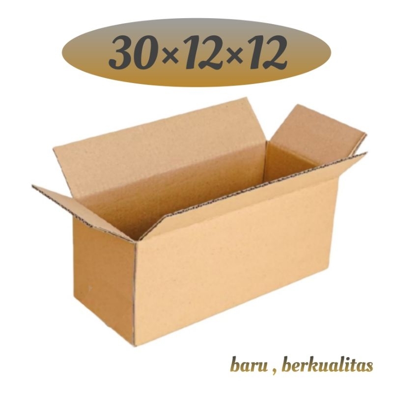 Box USA Corrugated Shipping Boxes - 30x12x12, Single Wall, Pack Of 15 (Grainger Approved 493U60)