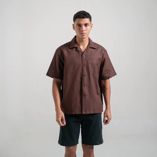 Axamy.ID Kemeja Linen Premium Oversized Boxy