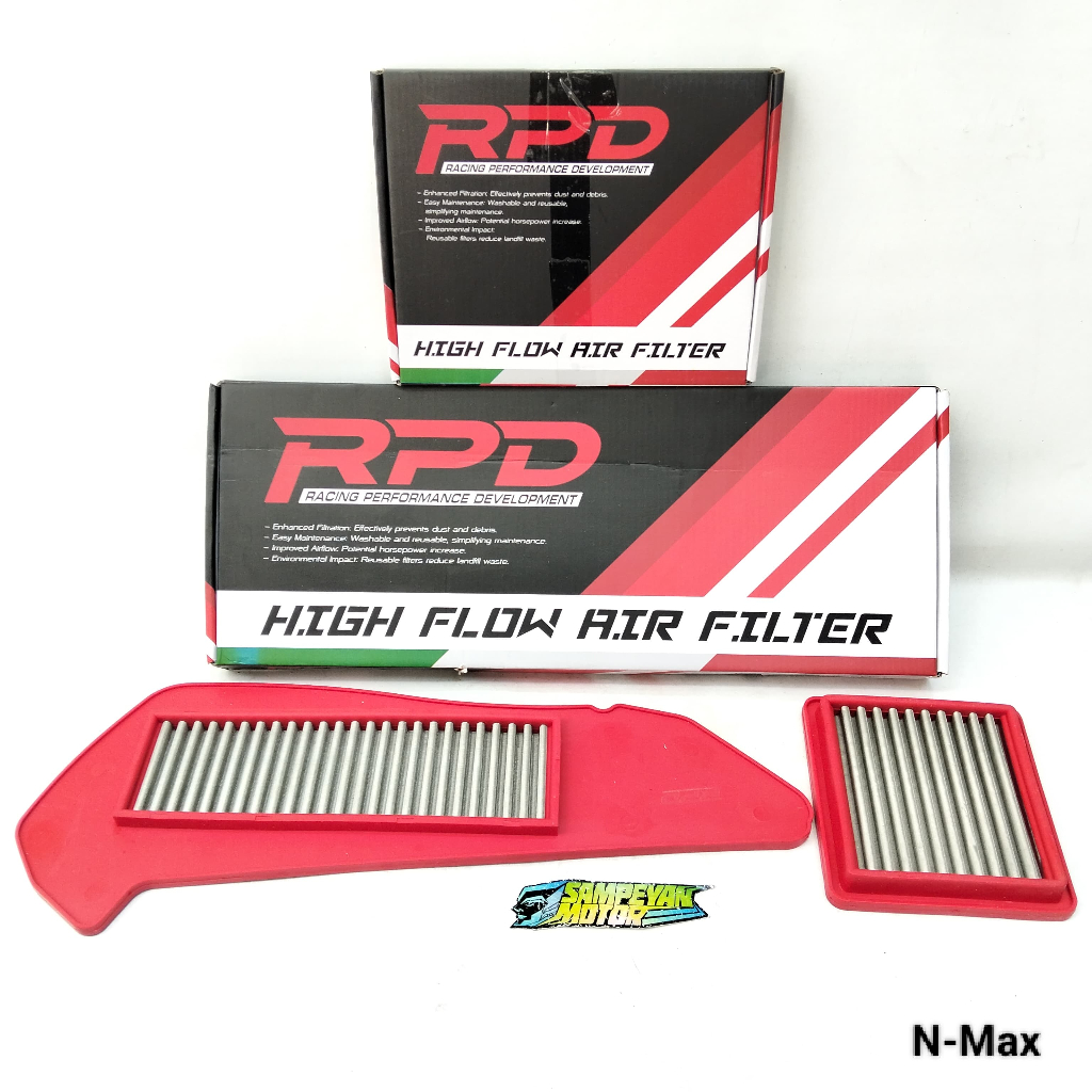 Jual (Bisa COD) Filter Udara Karet RPD Racing Anti Air High Flow Hybrid ...