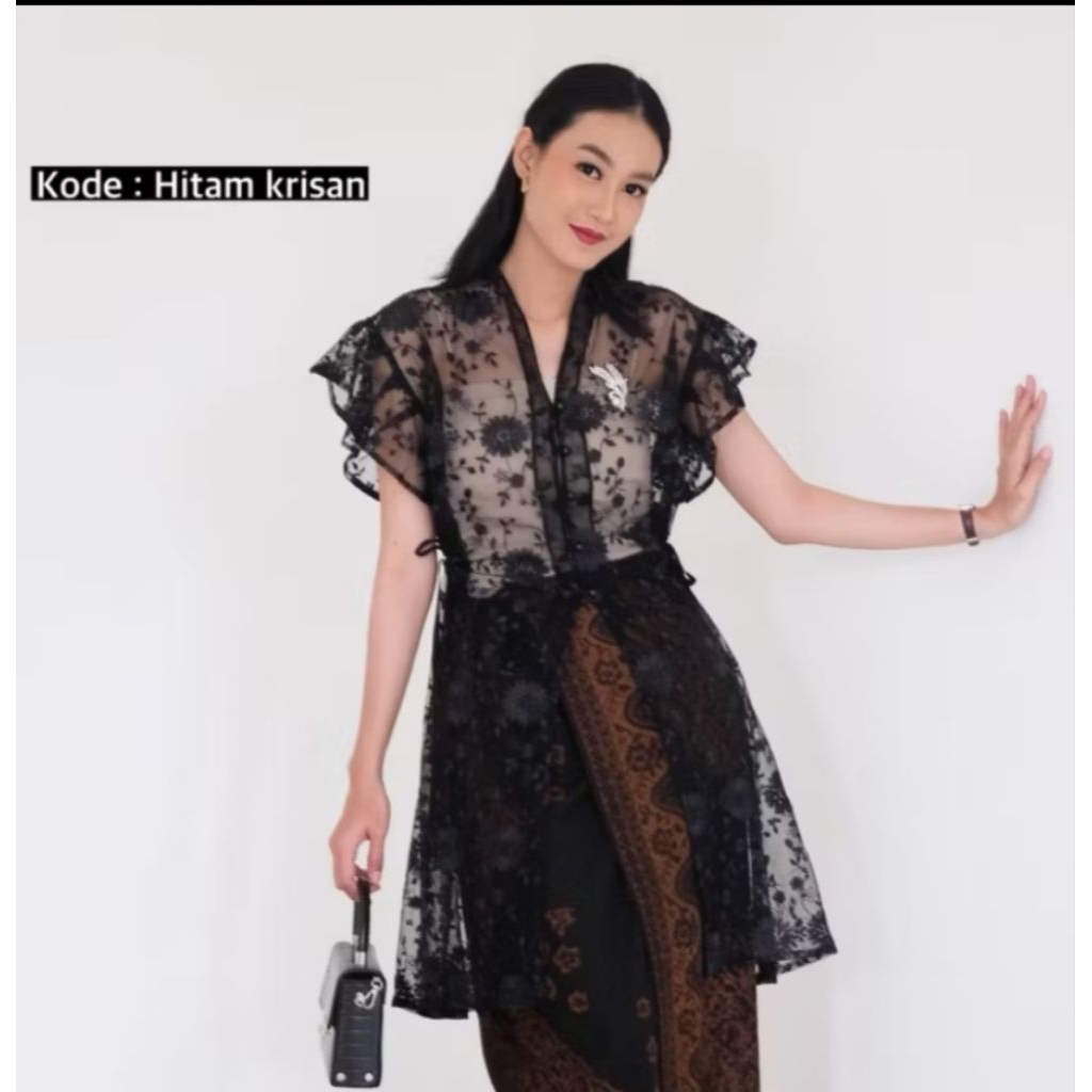 Jual Kinan Tunik Kebaya Brukat Premium / Kinan Tunic Elegant | Shopee ...
