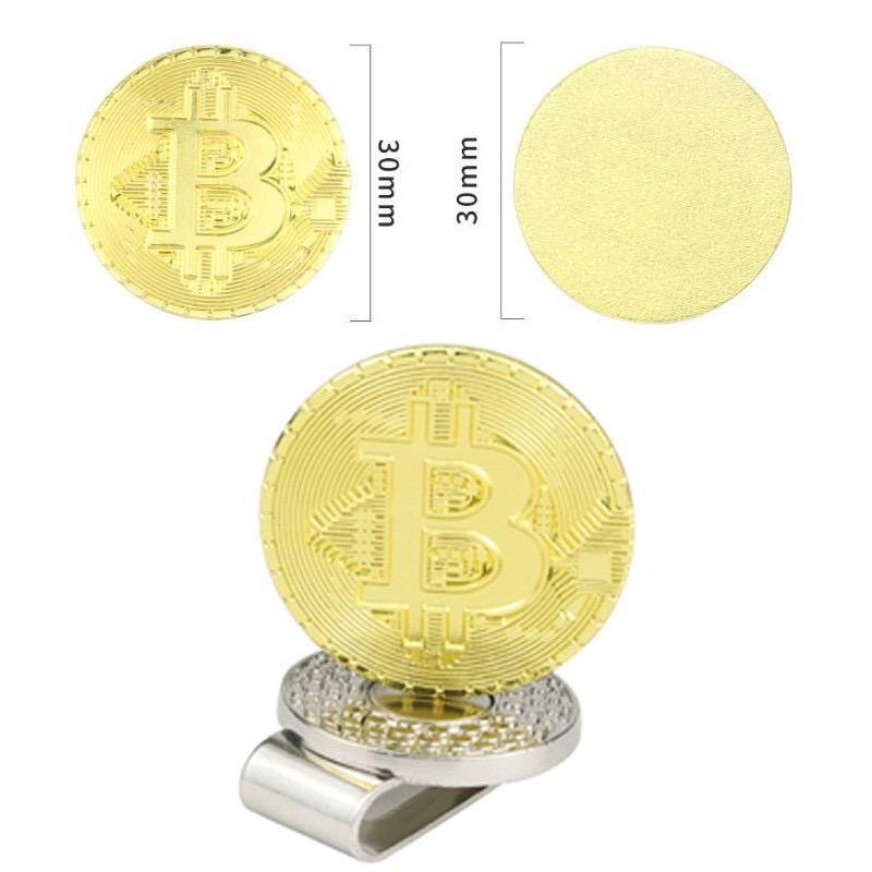Jual Bitcoin BTC Golf Ball Marker Magnetic Clip Klip Magnet Topi Enamel ...