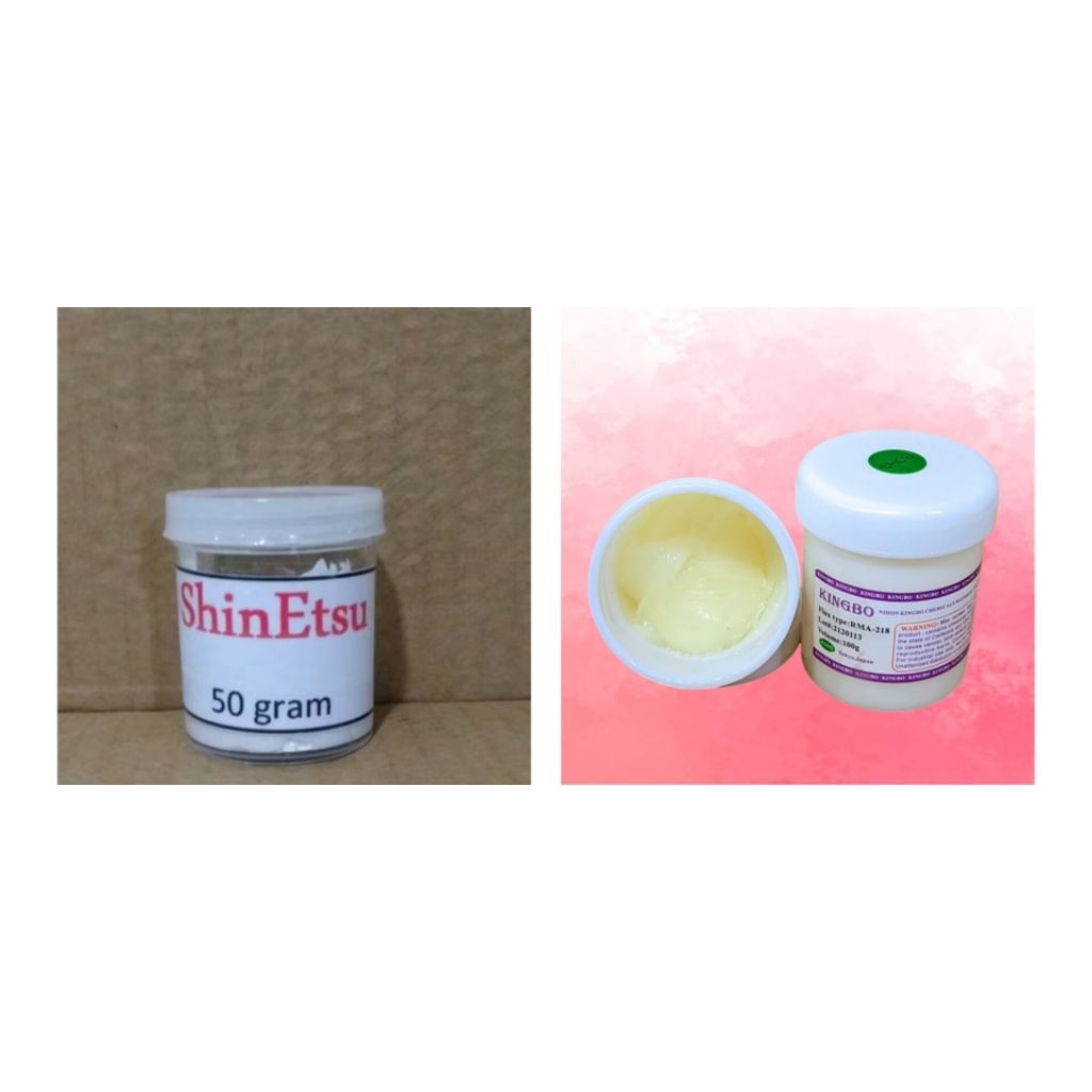 Jual Paket Paste ShinEtsu Putih + Amtech Kingbo | Shopee Indonesia