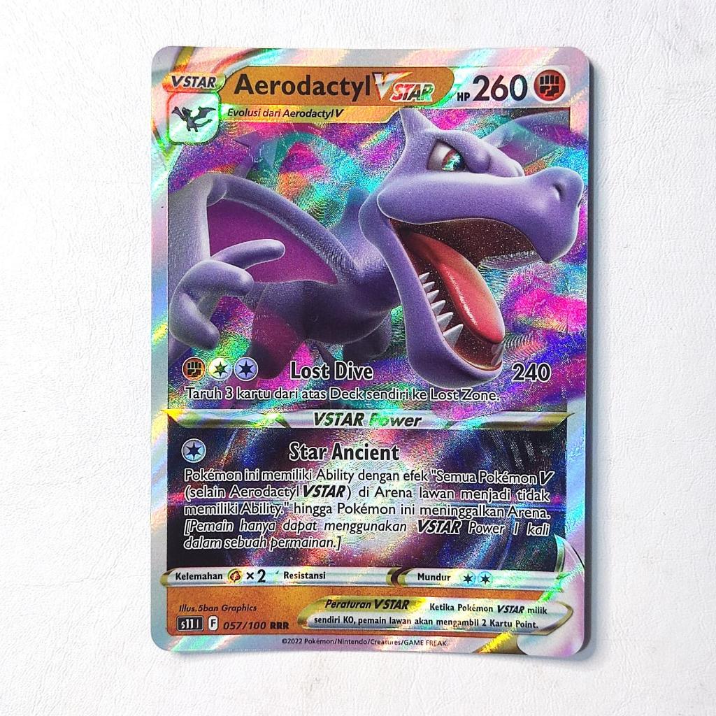 aerodactyl vstar pokemon card price Aerodactyl VSTAR 118/100 HR Lost Abyss