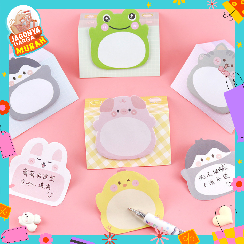 Jual JHM Sticky Notes Motif Hewan Tempelan Kertas Catatan Memo Note ...