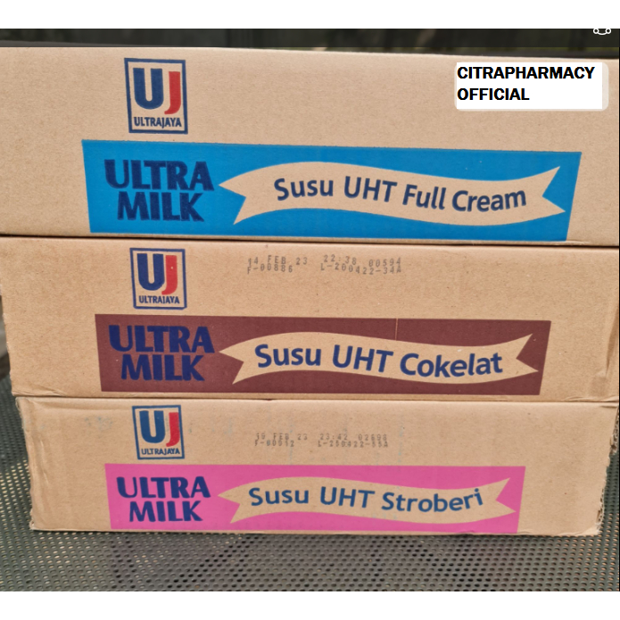 Jual UJ 𝐔𝐋𝐓𝐑𝐀 𝐌𝐈𝐋𝐊 𝟏𝟐𝟓𝐌𝐋 𝟏 𝐃𝐔𝐒 𝐈𝐒𝐈 𝟒𝟎 𝐊𝐎𝐓𝐀𝐊 - Susu UHT Ultramilk