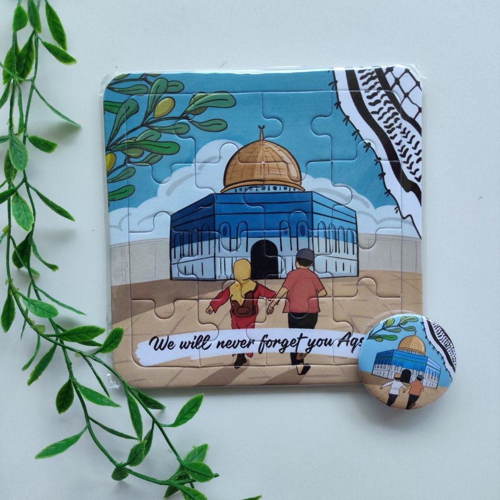 Jual Jigsaw Puzzle Palestina | Puzzle Al-Aqsa | Mainan edukatif ...