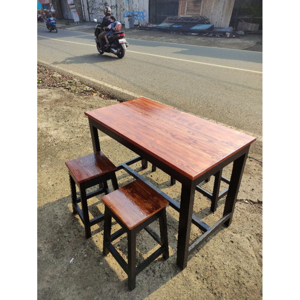 Jual satu set meja makan caffe | Shopee Indonesia