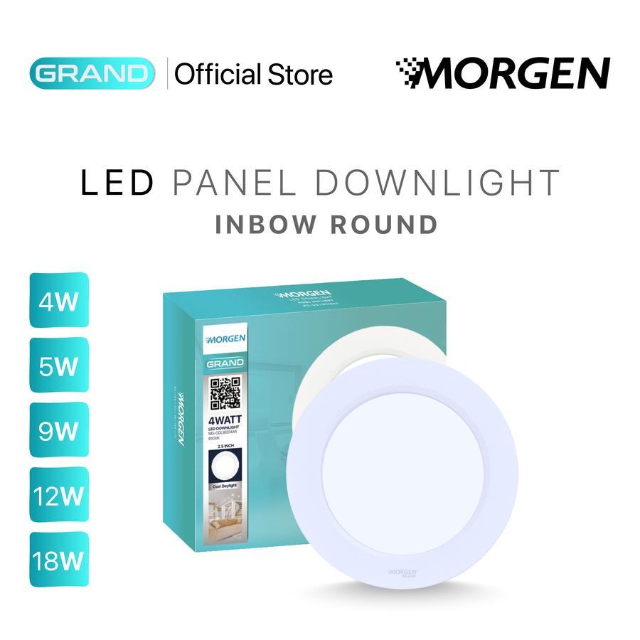 Jual MORGEN DOWNLIGHT LED PANEL INBOW ROUND BULAT GRAND SERIES 4W 5W 9W ...