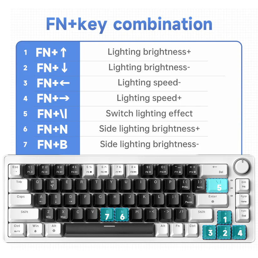 Jual Zifriend AG68 Wired Mechanical Keyboard | Shopee Indonesia