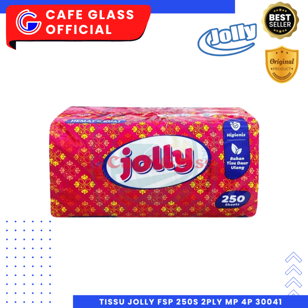 Tissue Jolly 250 Gram - Facial Soft Tissue Travel - Tissue 250 Sheets