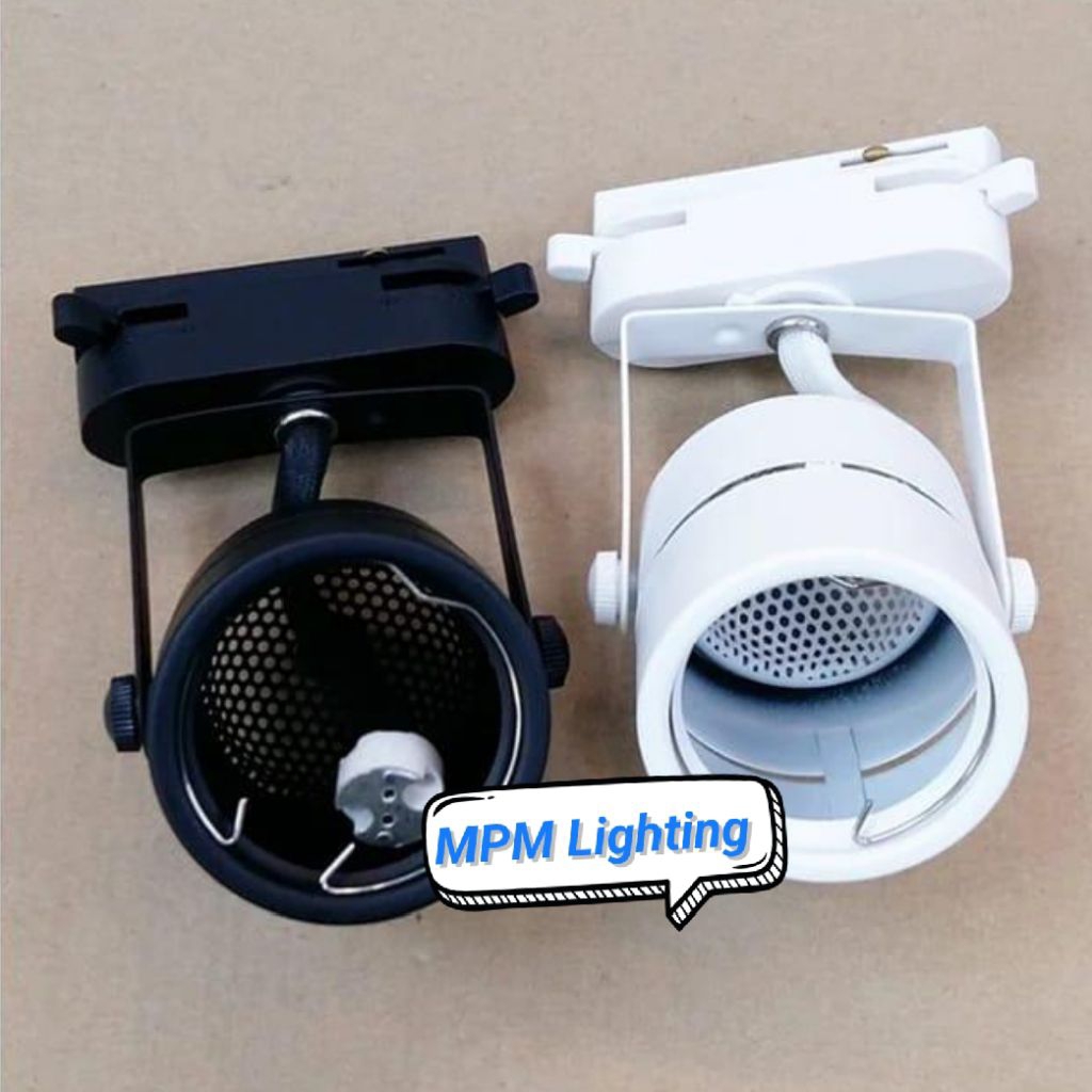 Jual Kap Lampu Track Rell Mr16 220V / Housing Spotlight Track Rell Mr16 ...