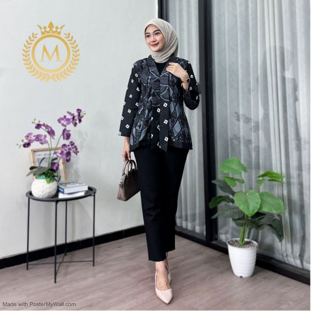 Atasan wanita Batik BLOUSE modern premium by Aybatik…