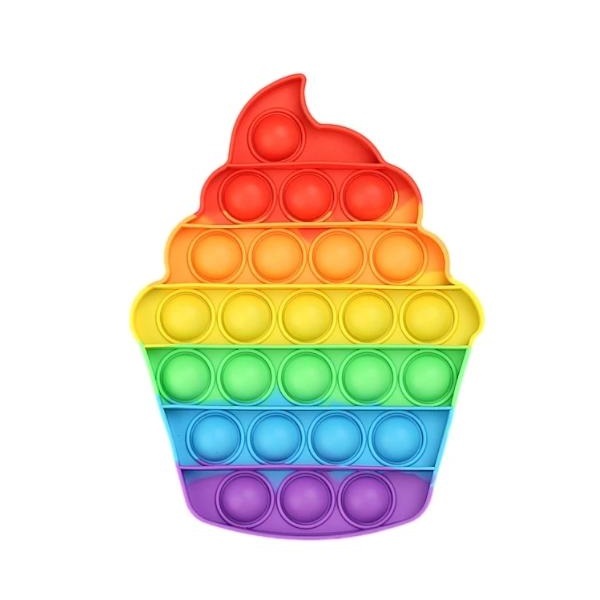 Pop It Popit Bubble Mainan Anak Viral Tik Tok Motif Bentuk Es Krim Ice  Cream Cone Stick Permen Lolipop Minuman Gelas Boba Kid Toy Kids Toys