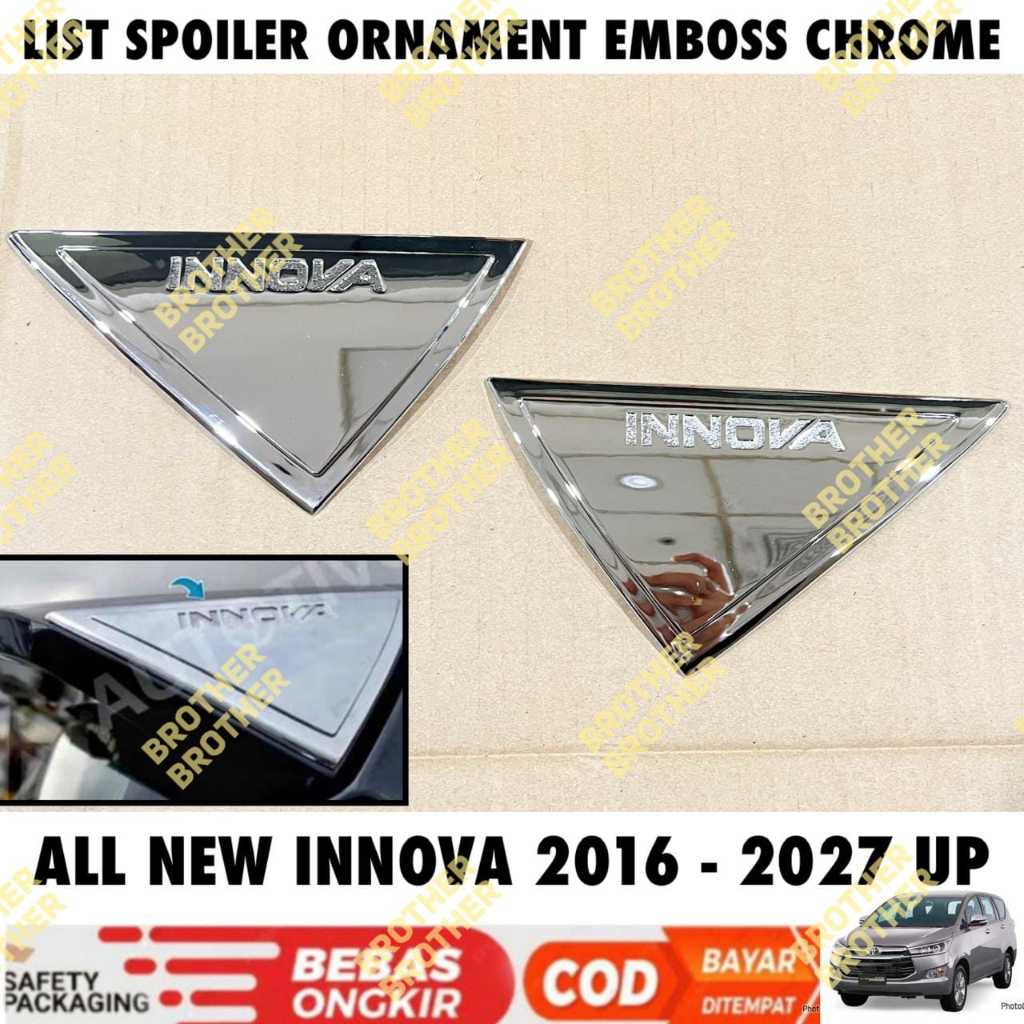 Jual List Spoiler Ornament All New Innova Reborn 2016 2018 2025 2026 ...