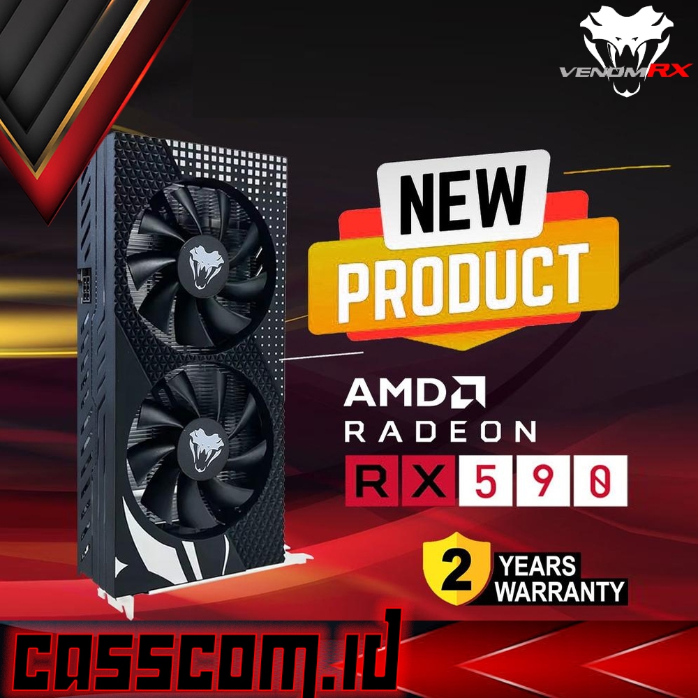 Jual VGA VenomRX RX590 8GB GDDR5 Dual Fan | AMD Radeon RX 590 8GB 256 ...
