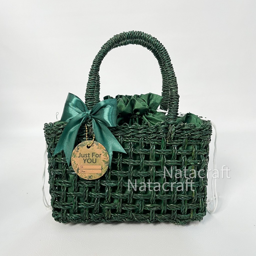 Jual Nata Craft-Tas Anyaman Rara Pandan/ Tas Hampers Lebaran Minimalist ...