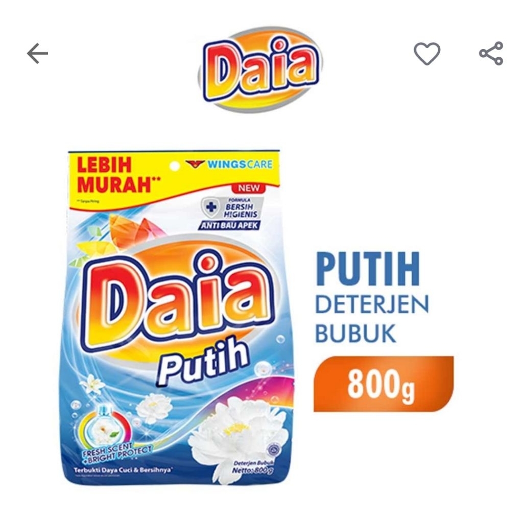 Jual Daia detergent bubuk | Shopee Indonesia