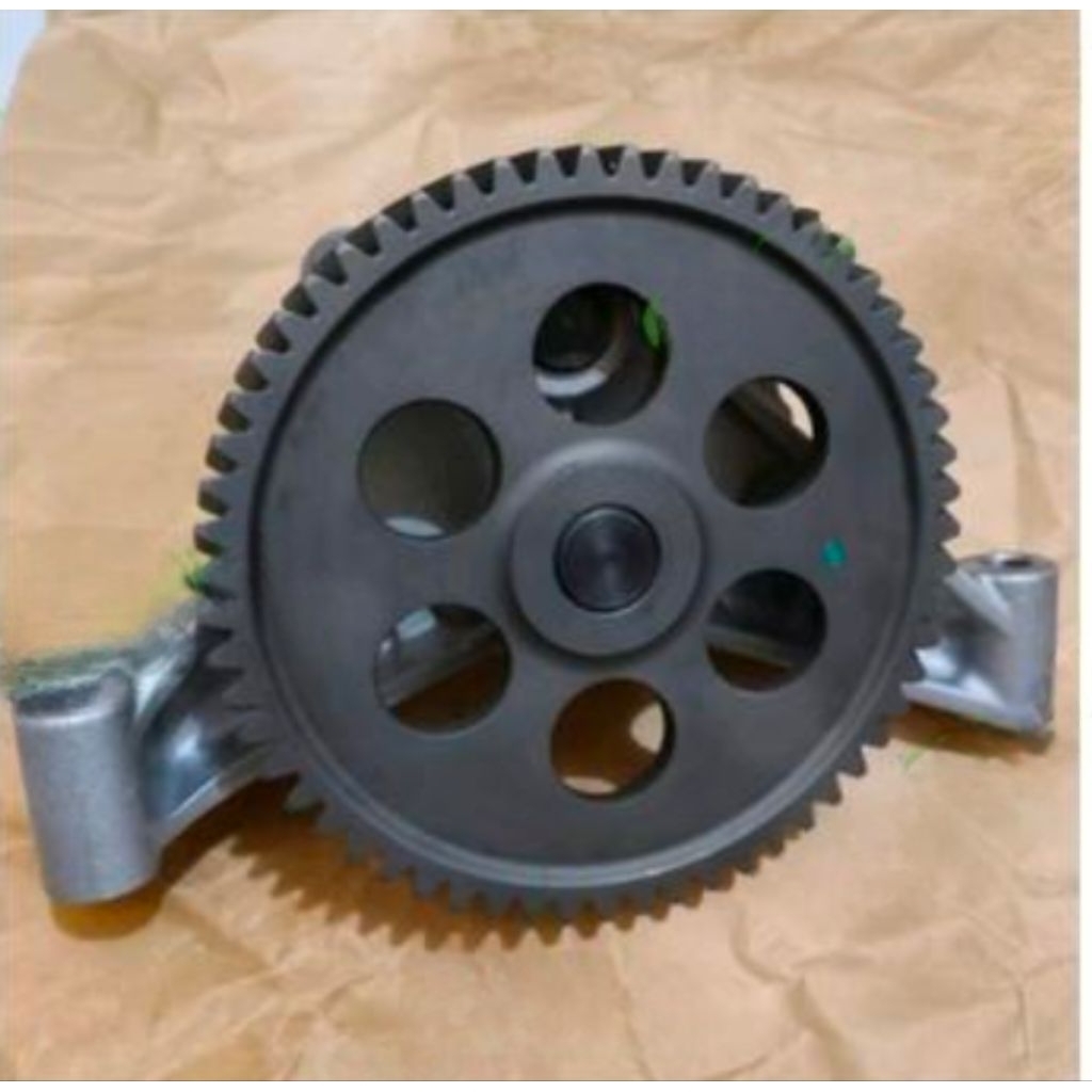 Jual OIL PUMP ASSY ENGINE ME074345 POMPA OLI MESIN FUSO GANJO 6D16 ASLI ...