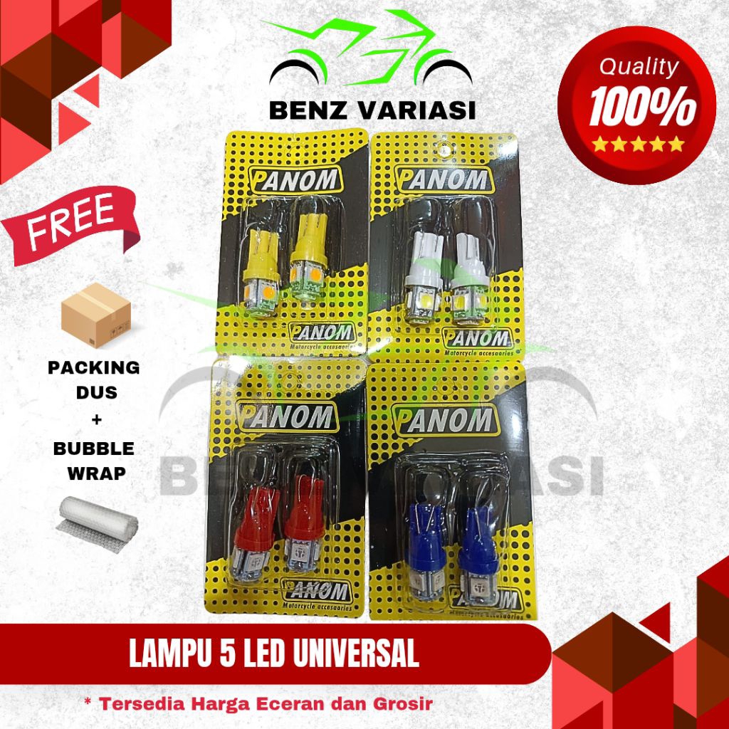 Jual LAMPU 5 LED PENDEK SPEEDO UNIVERSAL | Shopee Indonesia