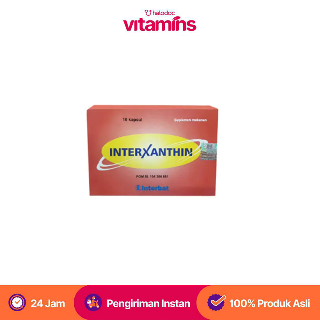 Interxanthin 4 mg 10 Kapsul