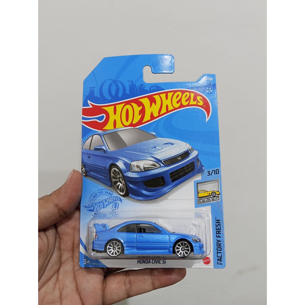 Hot wheels Hotwheels Honda civic si Blue ferio biru TypeR NO EF EG EK EK9  Genio Fast furious sth ths