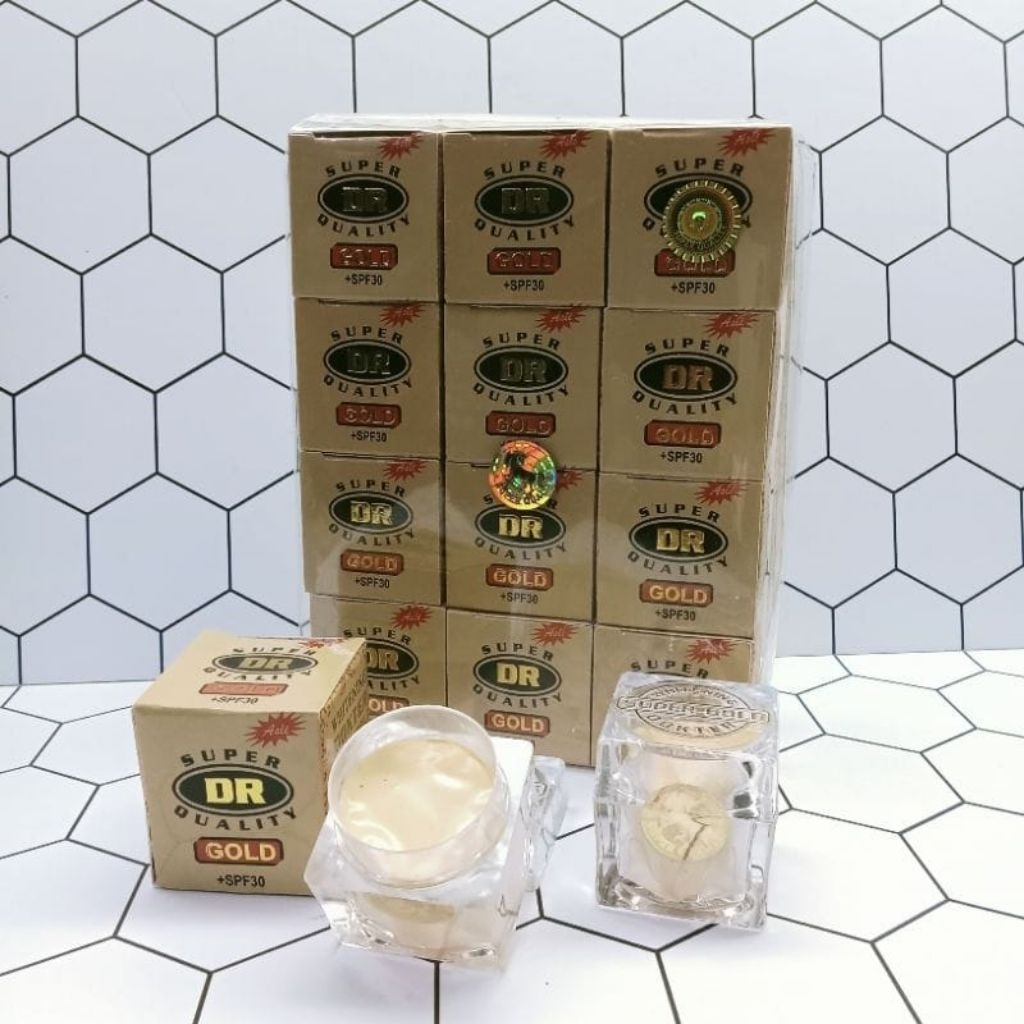 Jual 3pcs cream super gold holo kuda d.r | Shopee Indonesia