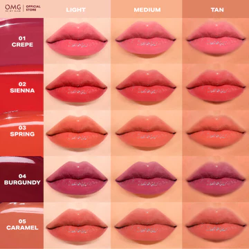 OMG Oh My Glam Glassy Lip Tint Tahan Lama 12 Jam