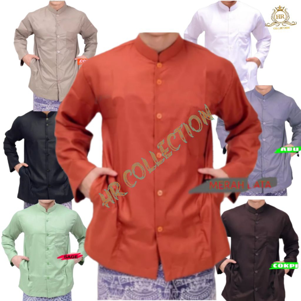 BAJU KOKO HAIBAH EXSKLUSIVE SAKU SAMPING  KOKO HABAIB MODEL AMMU