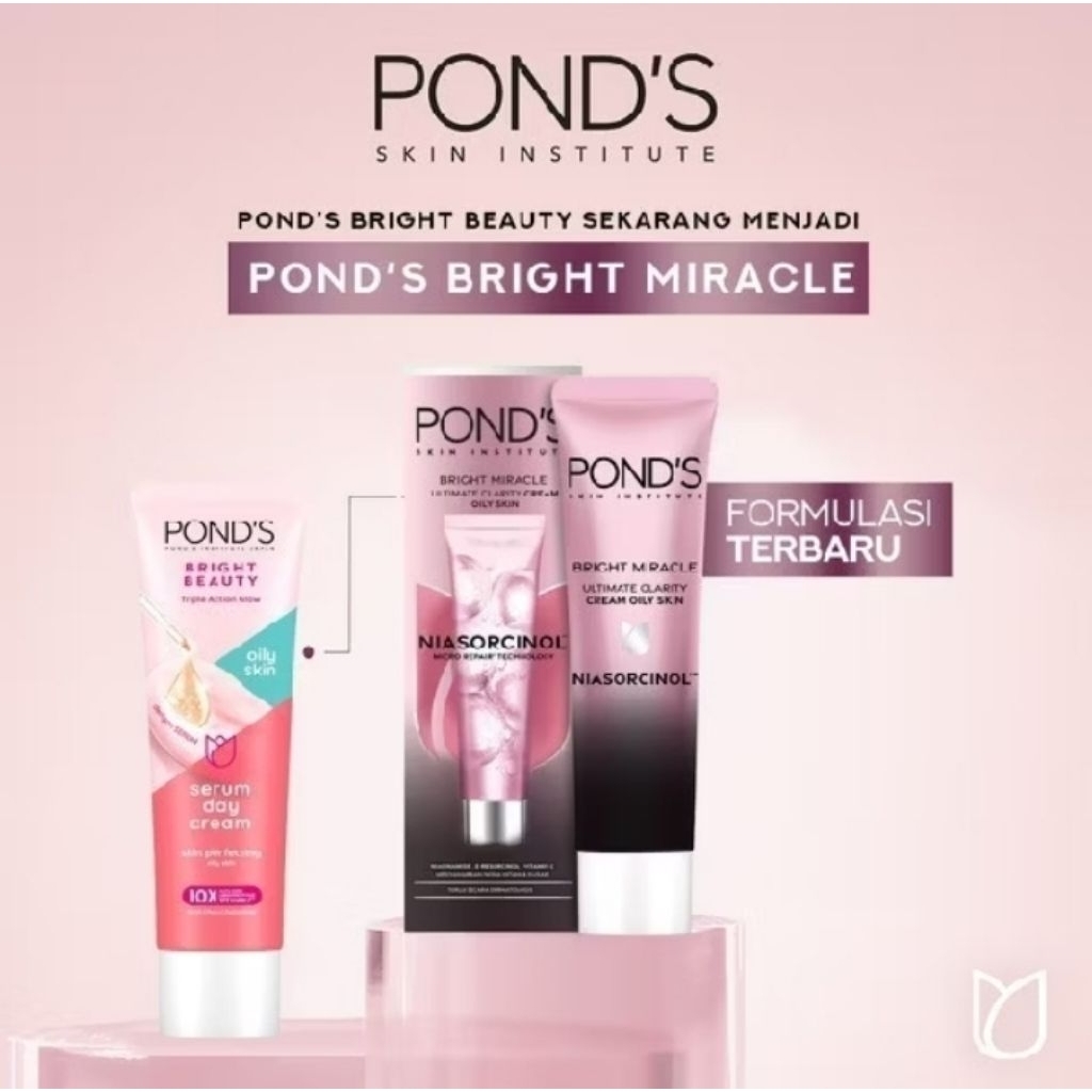 Jual PONDS CREAM OILY SKIN 40gr ( kemasan baru) | Shopee Indonesia