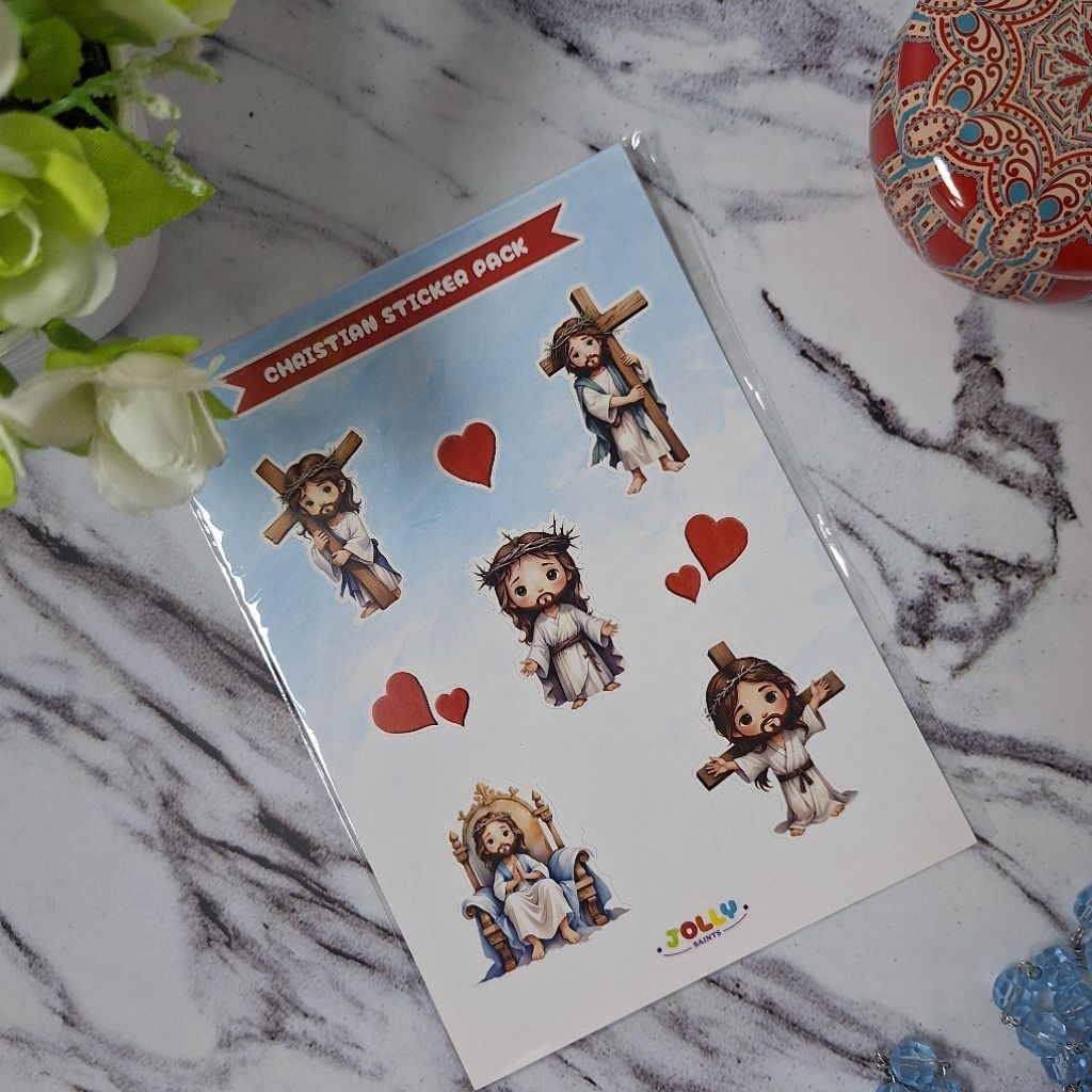 Jual Stiker Rohani Kristen Katolik ukuran A6 | Shopee Indonesia