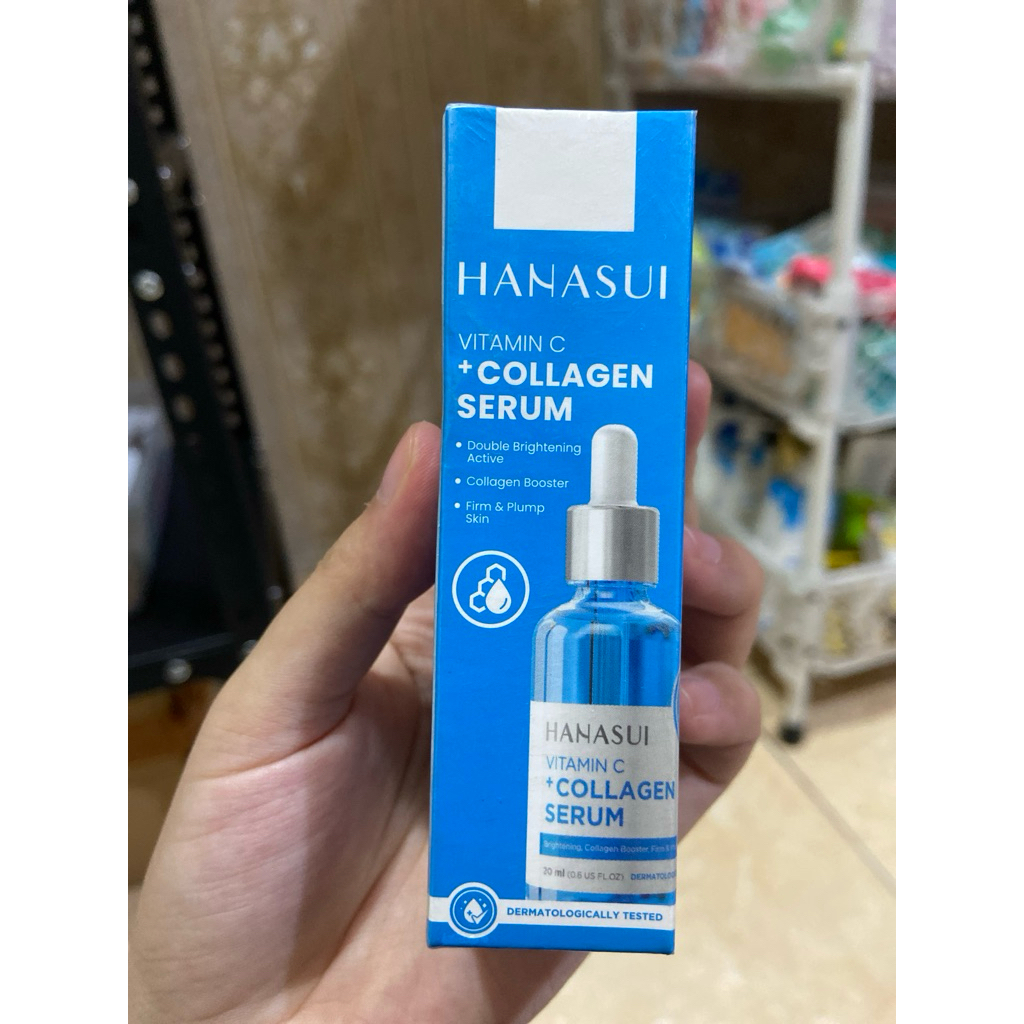 Jual Hansui Vitamin C + Collagen Serum Biru | Shopee Indonesia