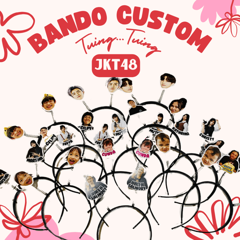Jual BANDO KONSER | BANDO TUING TUING JKT48 | BANDO CUSTOM | BANDO KPOP ...