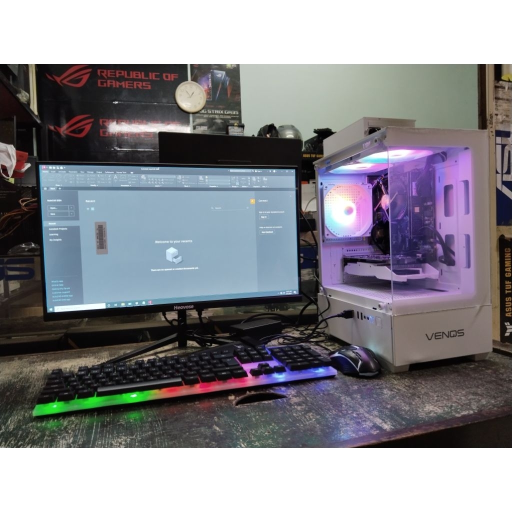 Jual 1 set pc intel core i7 2600 +monitor led 22inci siap pakai ...