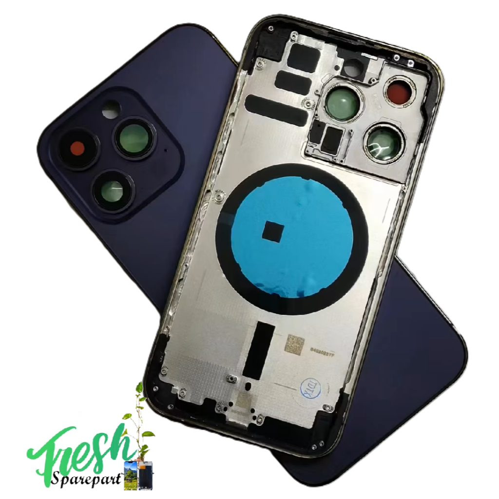 Jual CASING IP FULLSET / HOUSING IP 14 / 14 PRO / 14 PROMAX / KESING 1 ...
